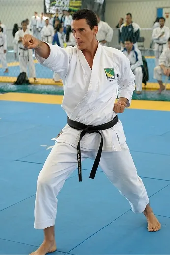 Jayme Sandall em competição